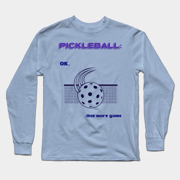Pickleball Long Sleeve T-Shirt by Surfie Design